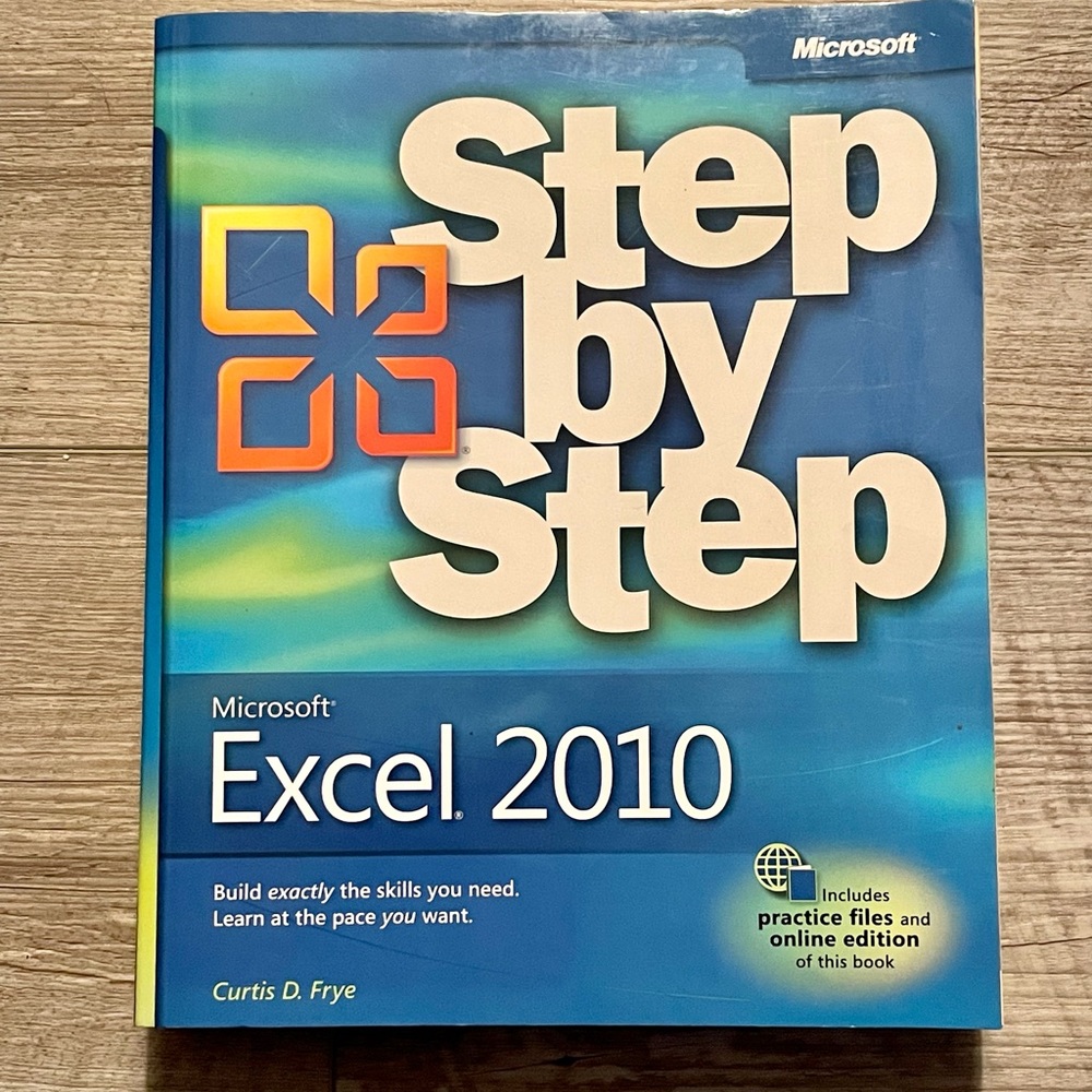 Book; Microsoft Excel 2010 Step by Step.